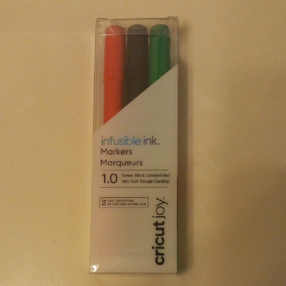 Cricut Joy Infusible Ink Markers - Red, Black, Green (1.0mm Point)